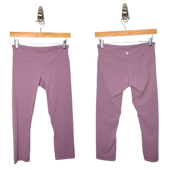 lululemon | Wunder Under Crop III Dusty Mauve Luxtreme RARE 6 - Picture 1 of 7